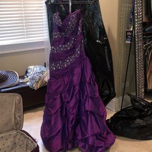 Purple prom dress